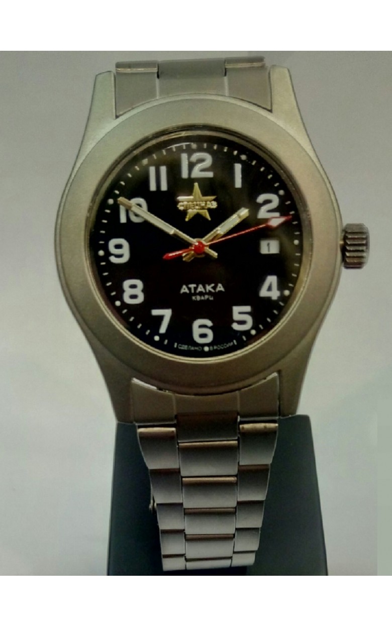 С2001272-2115-04  кварцевые наручные часы Спецназ "Атака"  С2001272-2115-04
